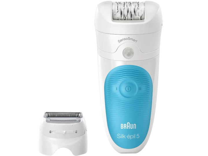 Эпилятор Braun 5-890 Silk-epil 5, белый/голубой Эпилятор Braun 5-890 Silk-epil 5, белый/голубой