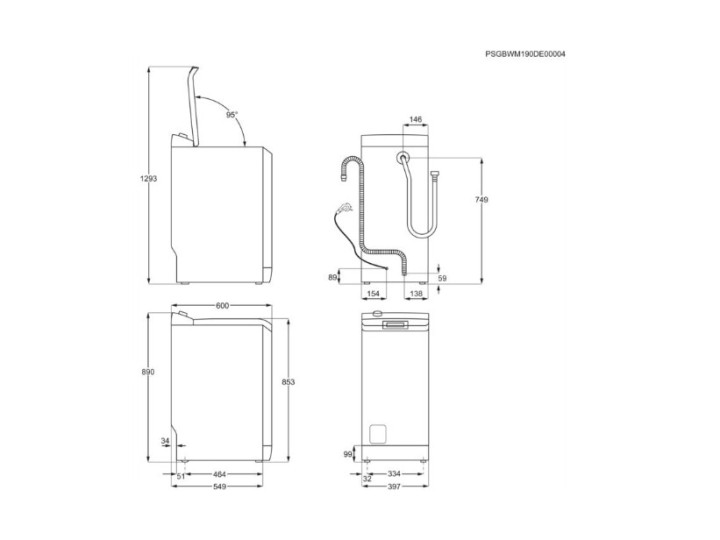 Стиральная машина Electrolux EW6TN5061F