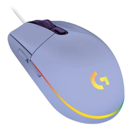 Игровая мышь Logitech G102 LIGHTSYNC Lilac USB (910-005854)
