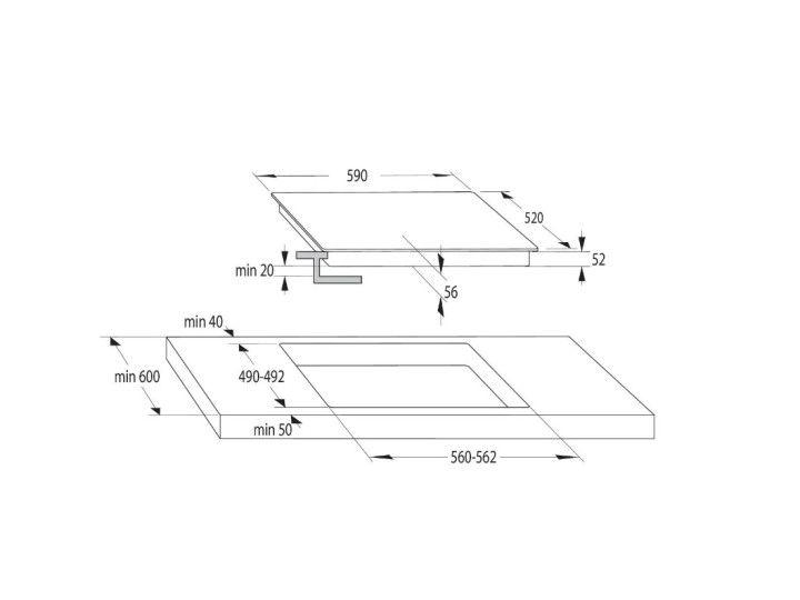 Индукционная варочная панель HISENSE I6443C