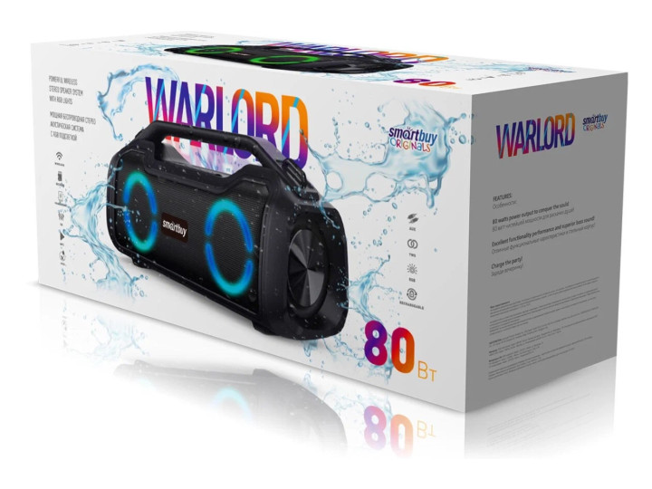 Портативная колонка Smartbuy WARLORD