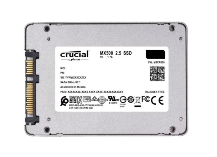Твердотельный накопитель Crucial 500 GB (CT500MX500SSD1)