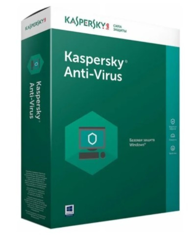 ПО Kaspersky Anti-Virus Russian Edition. 2-Desktop 1 year Base Box KL1167RBBFS/KL1171RBBFS