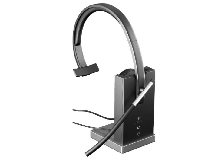 Компьютерная гарнитура Logitech H820e Wireless Headset Mono Black (981-000512)