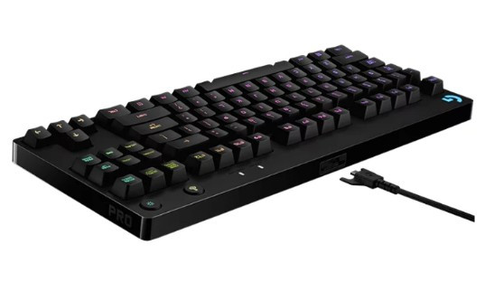 Игровая механическая клавиатура Logitech G PRO с RGB подстветкой LIGHTSYNC (920-009393) Игровая механическая клавиатура Logitech G PRO с RGB подстветкой LIGHTSYNC (920-009393)
