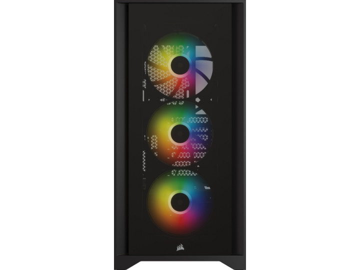 Корпус компьютерный CORSAIR iCUE 4000X RGB черный