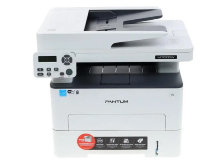 МФУ лазерное Pantum M7100DW, ч/б, A4, белый/черный