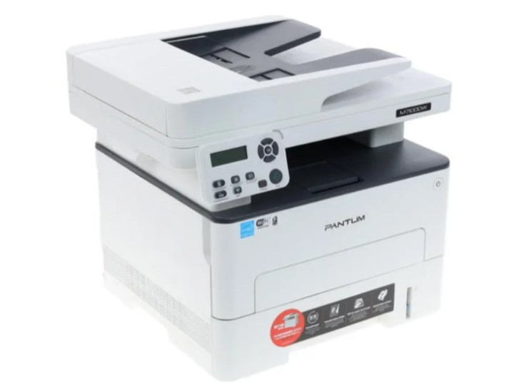 МФУ лазерное Pantum M7100DW, ч/б, A4, белый/черный