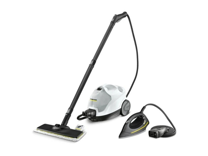 Пароочиститель KARCHER SC 4 EasyFix Premium Iron 1.512-489.0, белый/черный Пароочиститель KARCHER SC 4 EasyFix Premium Iron 1.512-489.0, белый/черный