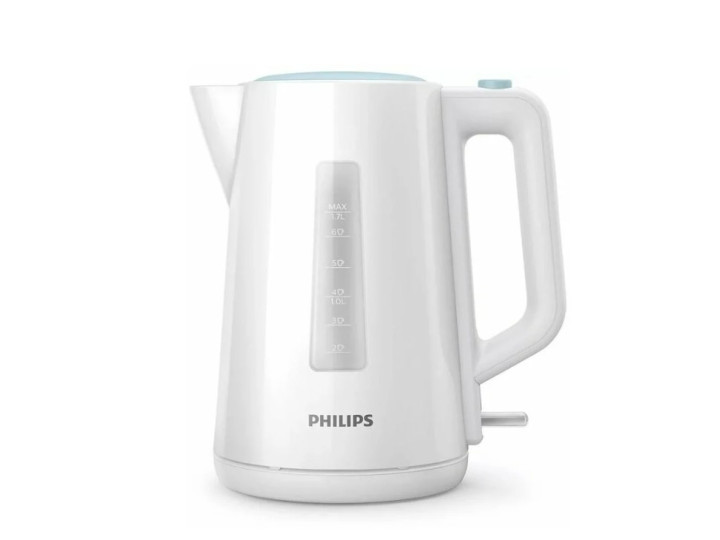 Чайник Philips HD9318/70, белый/голубой Чайник Philips HD9318/70, белый/голубой