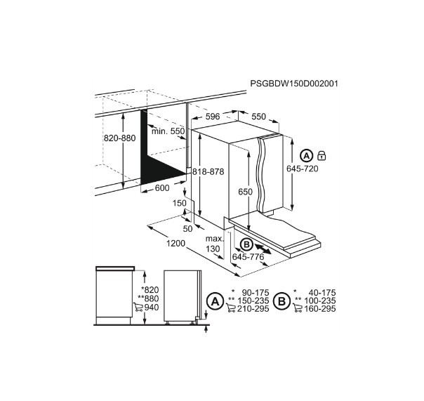 Встраиваемая посудомоечная машина Electrolux EEQ 47200L