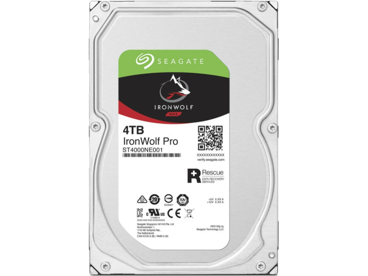 Жесткий диск SEAGATE IronWolf Pro NAS HDD 4TB