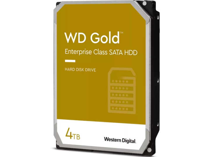 Жесткий диск WD Gold 4TB 3.5" SATA III HDD