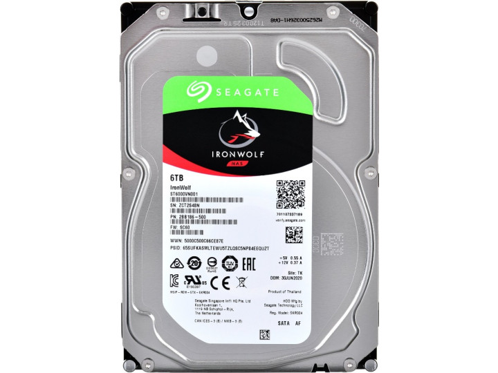 Жесткий диск SEAGATE IronWolf NAS HDD 6TB