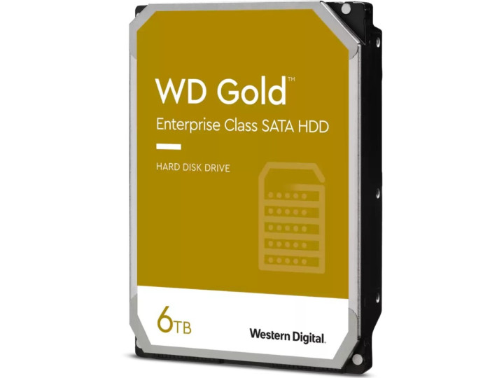 Жесткий диск WD Gold 6TB 3.5" SATA III HDD