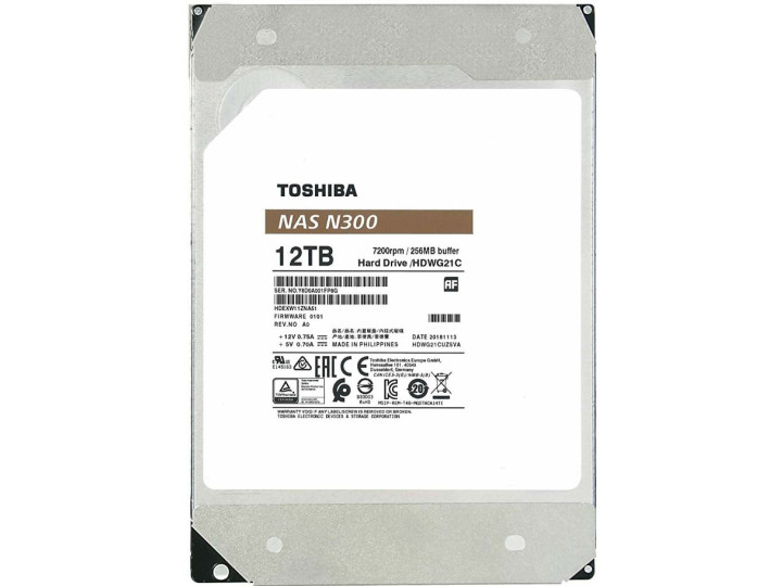 Жесткий диск TOSHIBA N300 12TB HDD