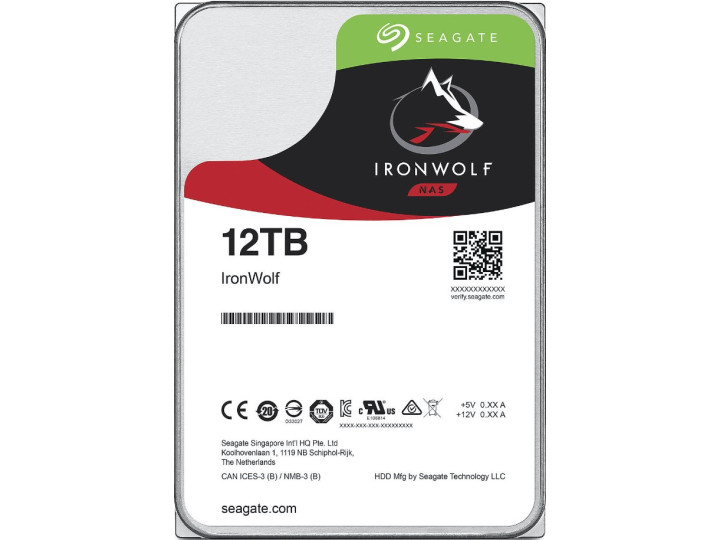 Жесткий диск SEAGATE IronWolf NAS HDD 12TB