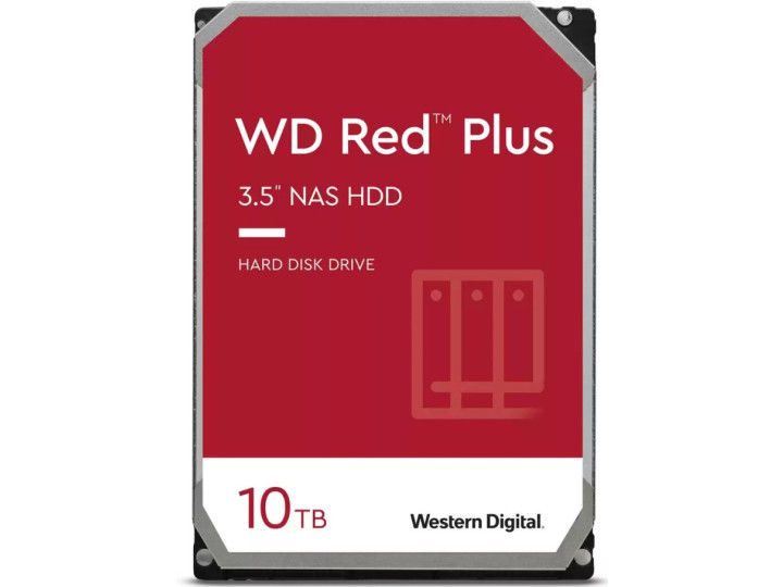 Жесткий диск WD Red Plus 10TB 3.5" SATA III HDD