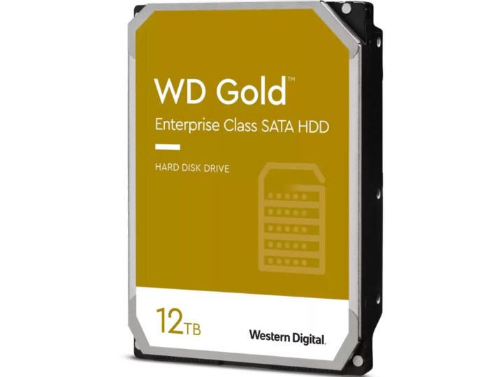 Жесткий диск WD Gold 12TB 3.5" SATA III HDD