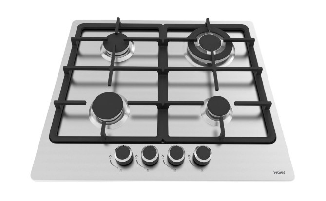 Газовая варочная панель Haier HHX-M64CWX, серебристый Газовая варочная панель Haier HHX-M64CWX, серебристый