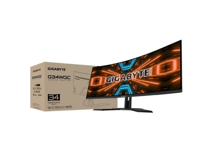 Монитор GIGABYTE G34WQC A 34" 3440x1440px 144Hz 1 ms Curved