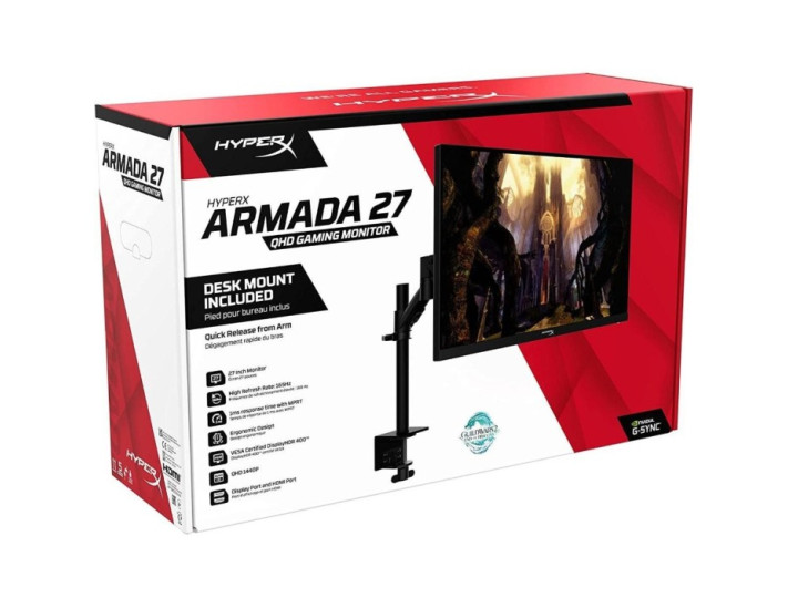 Монитор HYPERX Armada 27" 2560x1440px IPS 165Hz 1 ms