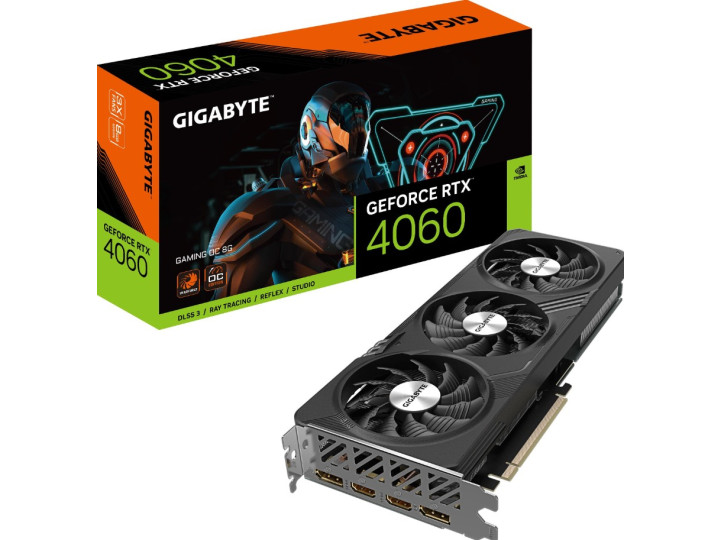 Видеокарта GIGABYTE GeForce RTX 4060 Gaming OC 8GB DLSS 3