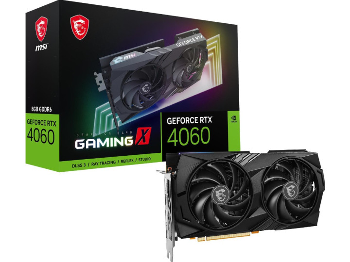 Видеокарта MSI GeForce RTX 4060 Gaming X 8GB DLSS 3