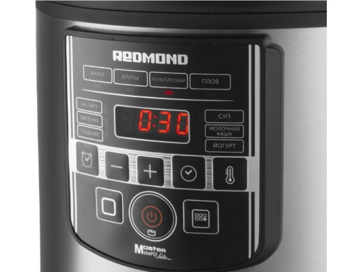 Мультиварка REDMOND RMC-M38, сталь/черный Мультиварка REDMOND RMC-M38, сталь/черный