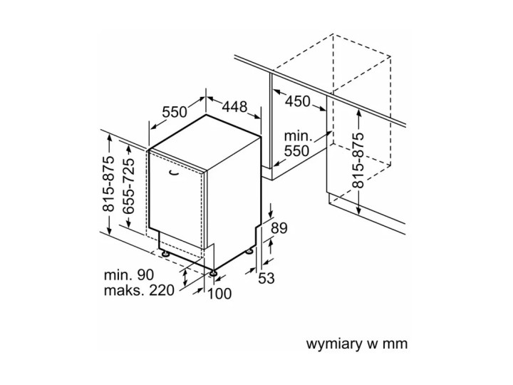 Встраиваемая посудомоечная машина Bosch SPV 6ZMX23 E