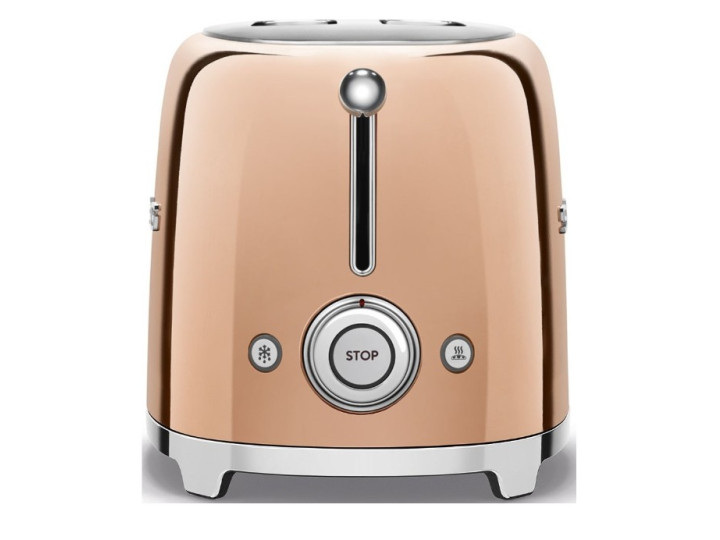 Тостер Smeg TSF01RGEU розовое золото Тостер Smeg TSF01RGEU розовое золото