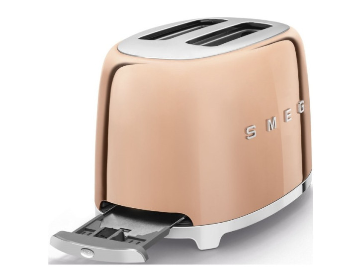 Тостер Smeg TSF01RGEU розовое золото Тостер Smeg TSF01RGEU розовое золото