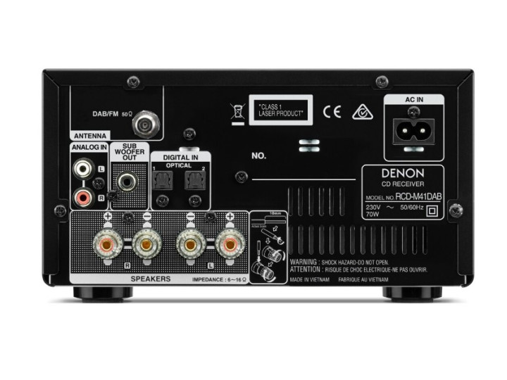 Музыкальный центр DENON RCD-M41DAB + SC-M41