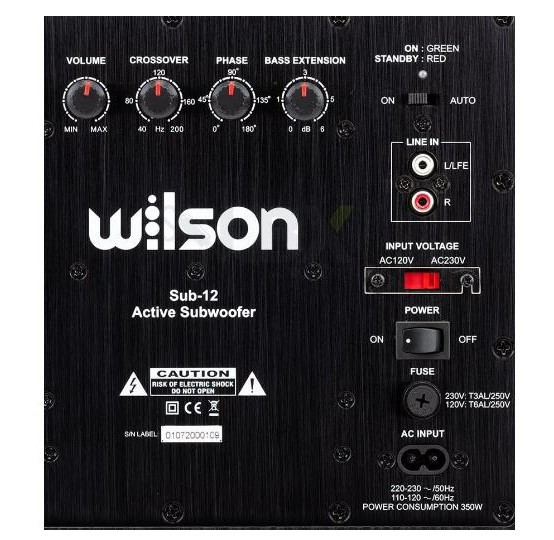 Сабвуфер Wilson SUB-12, белый лак Сабвуфер Wilson SUB-12, белый лак
