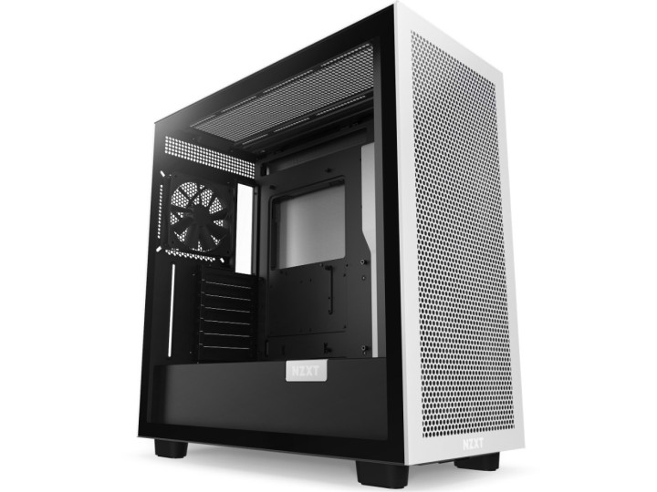 Корпус компьютерный NZXT H7 Flow Черно-белый