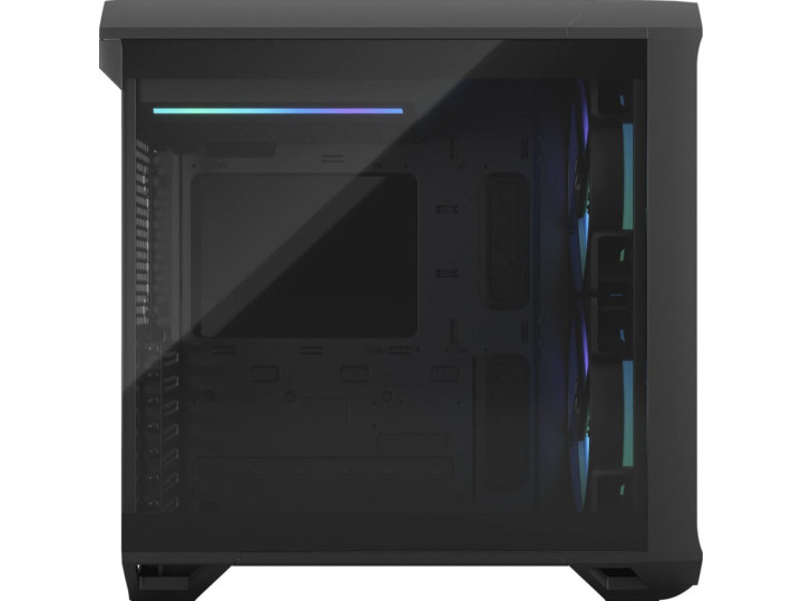 Корпус компьютерный FRACTAL DESIGN Torrent Compact RGB TG Light Tint Черный