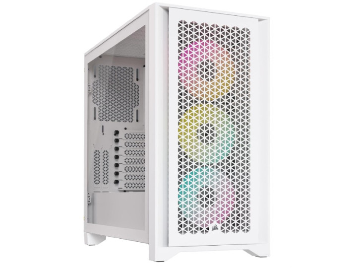 Корпус компьютерный CORSAIR iCUE 4000D Airflow RGB белый