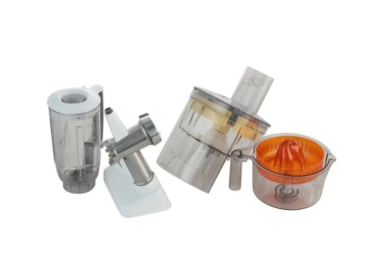 Кухонный комбайн Bosch Styline MUM54251, 900 Вт, белый/серебристый Кухонный комбайн Bosch Styline MUM54251, 900 Вт, белый/серебристый