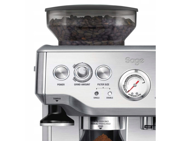 Кофемашина SAGE Barista Express SES875BSS, серебристый Кофемашина SAGE Barista Express SES875BSS, серебристый
