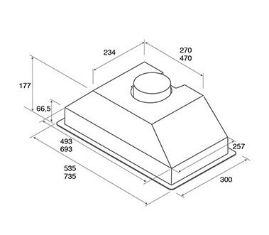 Встраиваемая вытяжка JetAir Viera Lux WH/A/52
