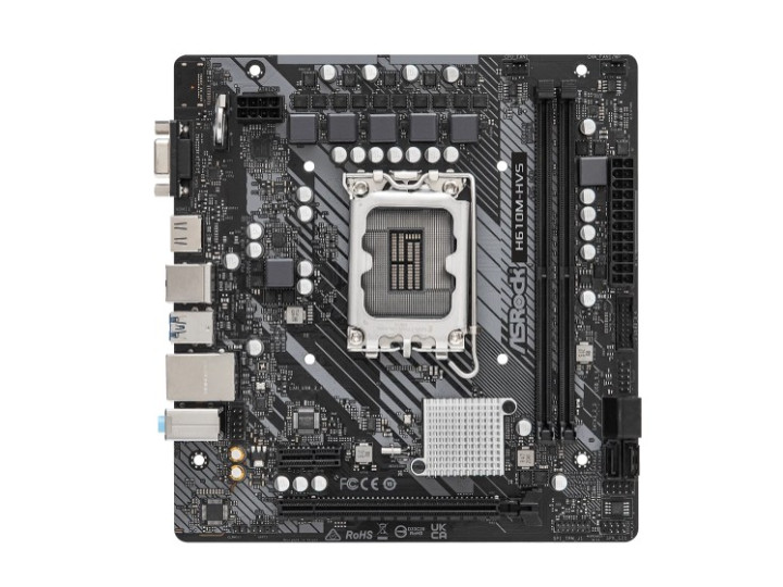 Материнская плата ASRock H610M-HVS Материнская плата ASRock H610M-HVS