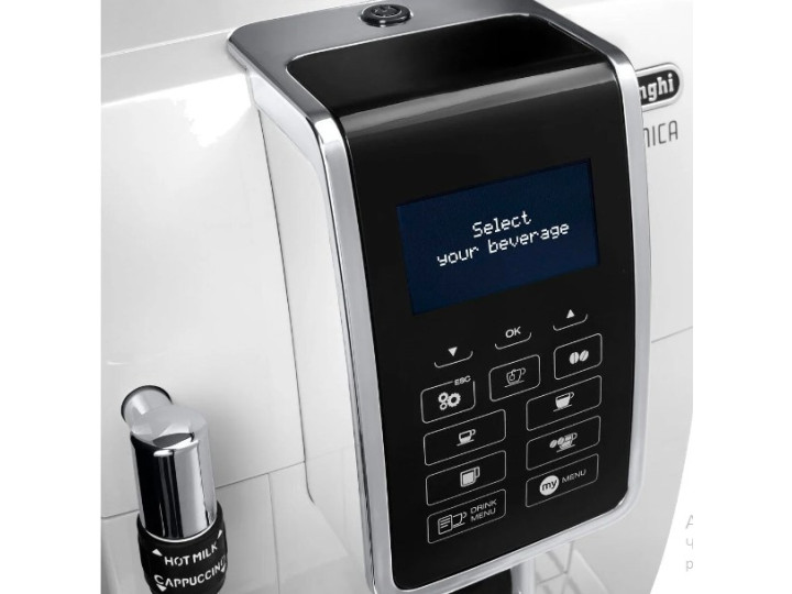 Кофемашина De'Longhi Dinamica ECAM 350.35, белый Кофемашина De'Longhi Dinamica ECAM 350.35, белый