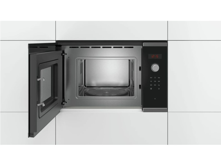 Микроволновая печь встраиваемая Bosch BFL523MS0, черный