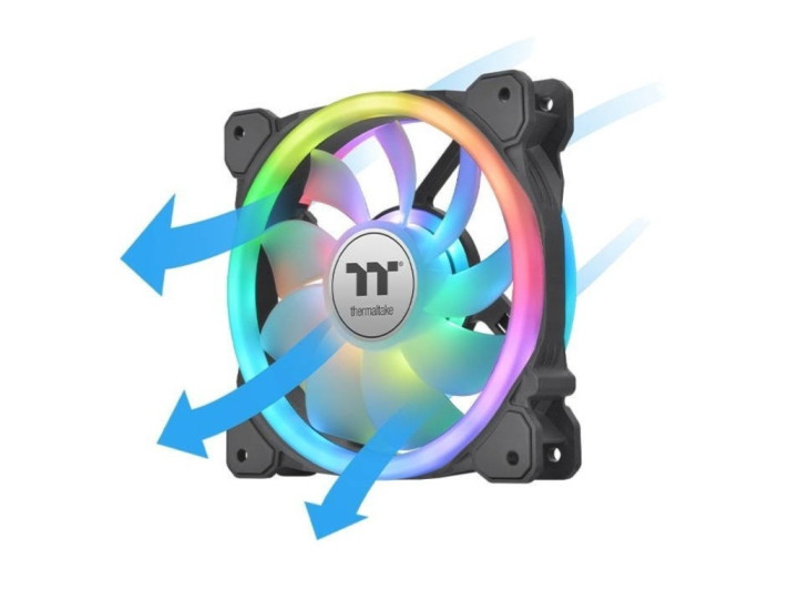 Комплект кулеров для корпуса Thermaltake Swafan 12 RGB Radiator Fan (3-Fan Pack) (CL-F137-PL12SW-A)