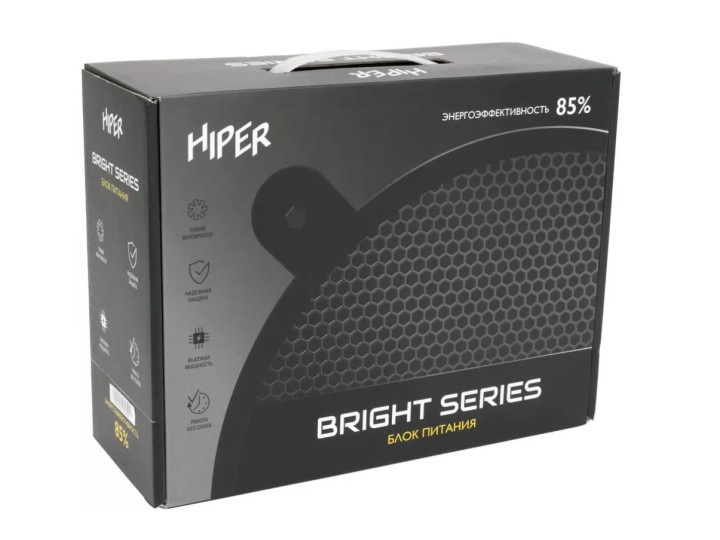 Блок питания 750W HIPER HPB-750D, Active PFC, 80 PLUS Bronze, ATX 2.3. Fan: 120mm гидравлический, 20+4 PIN: 1x, 4+4PIN: 1x, S-ATA: 6x, Molex 4х, (6+2) pin: 4х, кабель питания