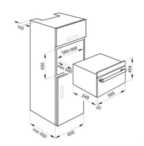 Духовой шкаф AMICA AMMB44E2GCI X-TYPE Духовой шкаф AMICA AMMB44E2GCI X-TYPE