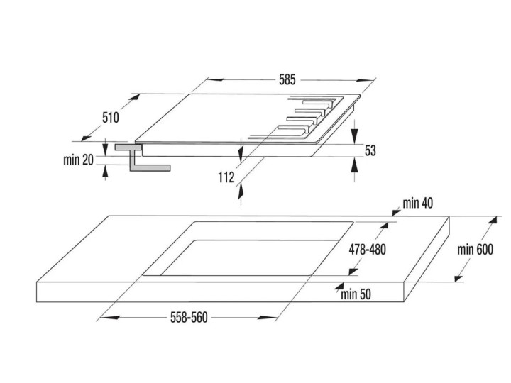 Поверхность газовая GORENJE GT 641EXB