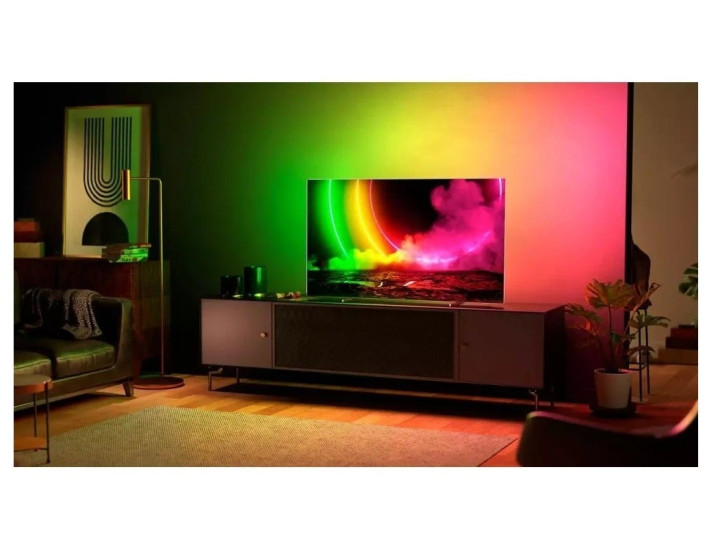 Телевизор Philips 55OLED806/12 OLED (2021), серый Телевизор Philips 55OLED806/12 OLED (2021), серый