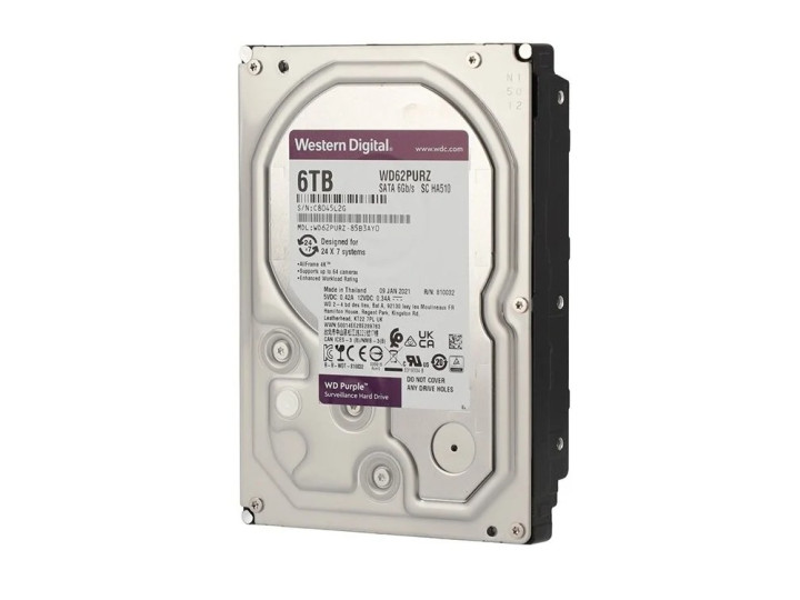 Жесткий диск WD Caviar Purple 6TB WD62PURZ Жесткий диск WD Caviar Purple 6TB WD62PURZ