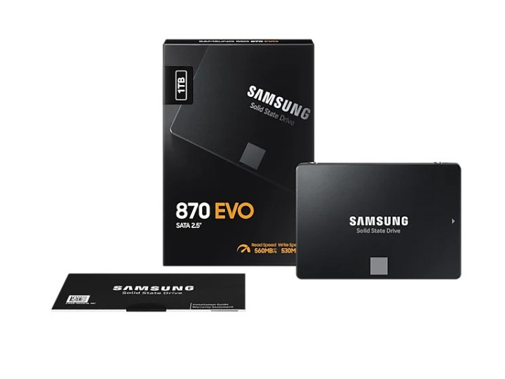 Твердотельный накопитель Samsung 870 EVO 1 ТБ SATA MZ-77E1T0BW